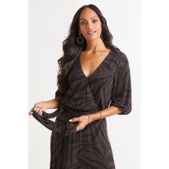 Evereve Z Supply Zebra Animal Print Tropical Skirt Set - Picture 3 of 8